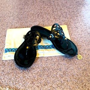Tory Burch Miller’s size 9 Gloss Black